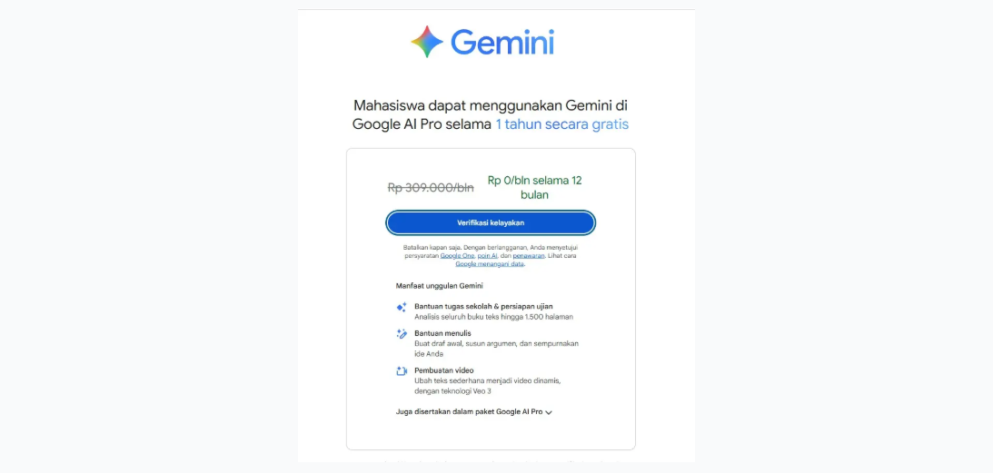 Formulir Verifikasi Status Siswa